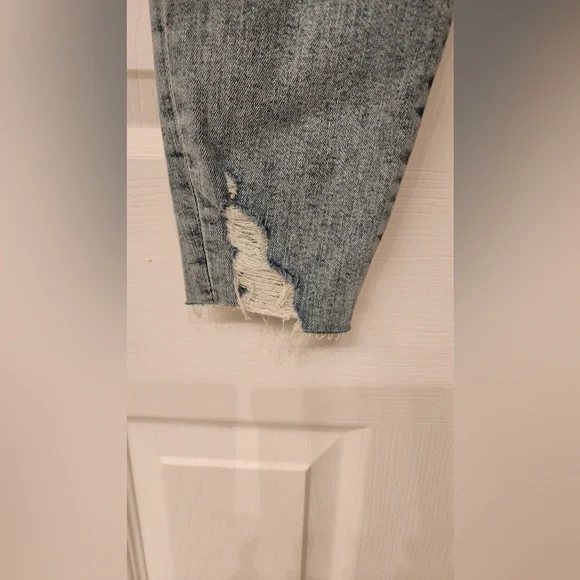 Good American Good Waist Skinny High Rise Blue Jeans Tummy Tech Size 2 /26 - Picture 10 of 16